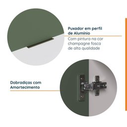 Cozinha Modulada 5 Peças com Tampo 2 Aéreos 2 Balcões 1 Torre Quente Ipanema CabeCasa MadeiraMadeira - 7