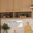Ver imagem 7 de Cozinha Compacta 100 Mdf 5 Peças com Tampo e Espaço Forno e Micro-ondas 270cm Duna Luciane Móveis