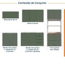 Ver imagem 5 de Cozinha Modulada 5 Peças 2 Aéreos 2 Balcões 1 Torre Quente Ipanema CabeCasa MadeiraOriginals