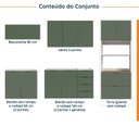 Ver imagem 5 de Cozinha Modulada 5 Peças 2 Aéreos 2 Balcões 1 Torre Quente Ipanema CabeCasa MadeiraOriginals Branco/