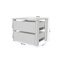 Ver imagem 3 de Kit Planejado Gaveteiro 42cm Hera CabeCasa MadeiraOriginals Branco/Algodão
