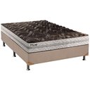 Ver imagem 1 de Cama Box Casal: Colchão Espuma D33 Paropas Pasquale Plus + Base CRC Suede Clean(138x188)