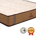 Ver imagem 3 de Cama Box Baú King Bege Colchão Madrid Vstore 193x203x28