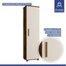 Armário Multiuso 1 Porta 4 Prateleiras Jasmim Yescasa - 7