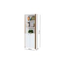 Ver imagem 2 de Conjunto 3 Armários Organizador e 1 Mesa Escrivaninha Office 1 Balcão Escritório Branco com Nature -