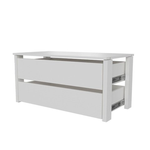 Kit Planejado Gaveteiro 87cm Hera CabeCasa MadeiraOriginals Branco/Algodão
