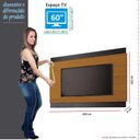 Ver imagem 3 de Painel Para TV até 60 Polegadas Legacy 1.6 EDN Cedro/Preto