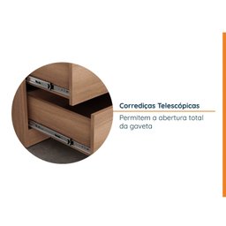 Kit Gaveteiro 87cm Hera CabeCasa MadeiraMadeira - 5