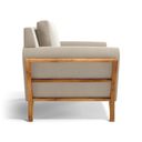 Ver imagem 6 de Poltrona Sabrina de Madeira Maciça com Almofada Veludo Bege 102