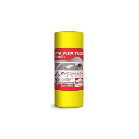 Fita Vedatudo Alumínio 45 cm X 10 m Brasilit