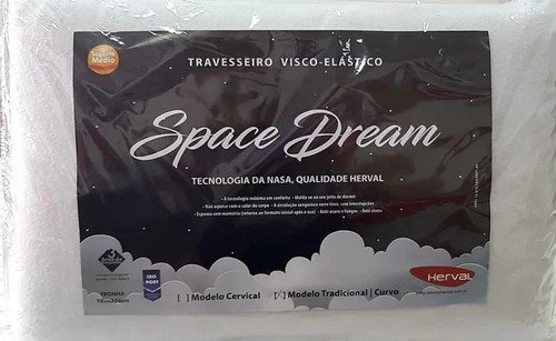 Travesseiro Viscoelástico Viscocervical Space Dream Herval - 4
