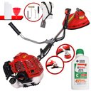 Ver imagem 1 de Roçadeira Kawashima Kw43-l Á Gasolina 2t 43cc 1,7hp com Óleo Castrol Stihl 2t
