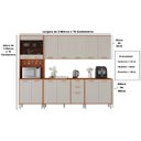 Ver imagem 3 de Cozinha Modulada 5 Peças 14 Portas 2 Gavetas Paneleiro para Forno Itafriz Itatiaia