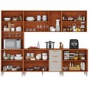 Ver imagem 4 de Cozinha Modulada 5 Peças 14 Portas 2 Gavetas Paneleiro para Forno Itafriz Itatiaia