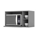 Ver imagem 1 de Armário Aéreo Cozinha Modulado Essência para Micro-ondas Cinza - Henn
