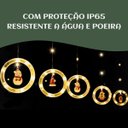 Ver imagem 7 de Pisca Cascata 130led 3,0m Branco Quente Cortina Varal Figura Prova D'água Decoração Natal Luvinco