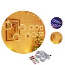 Ver imagem 1 de Pisca Cascata 130led 3,0m Branco Quente Cortina Varal Figura Prova D'água Decoração Natal Luvinco