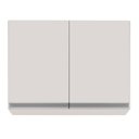 Ver imagem 6 de Armário Aéreo 80cm 2 Portas Califórnia Branco - Lumil Móveis