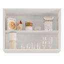 Ver imagem 4 de Armário Aéreo 80cm 2 Portas Califórnia Branco - Lumil Móveis