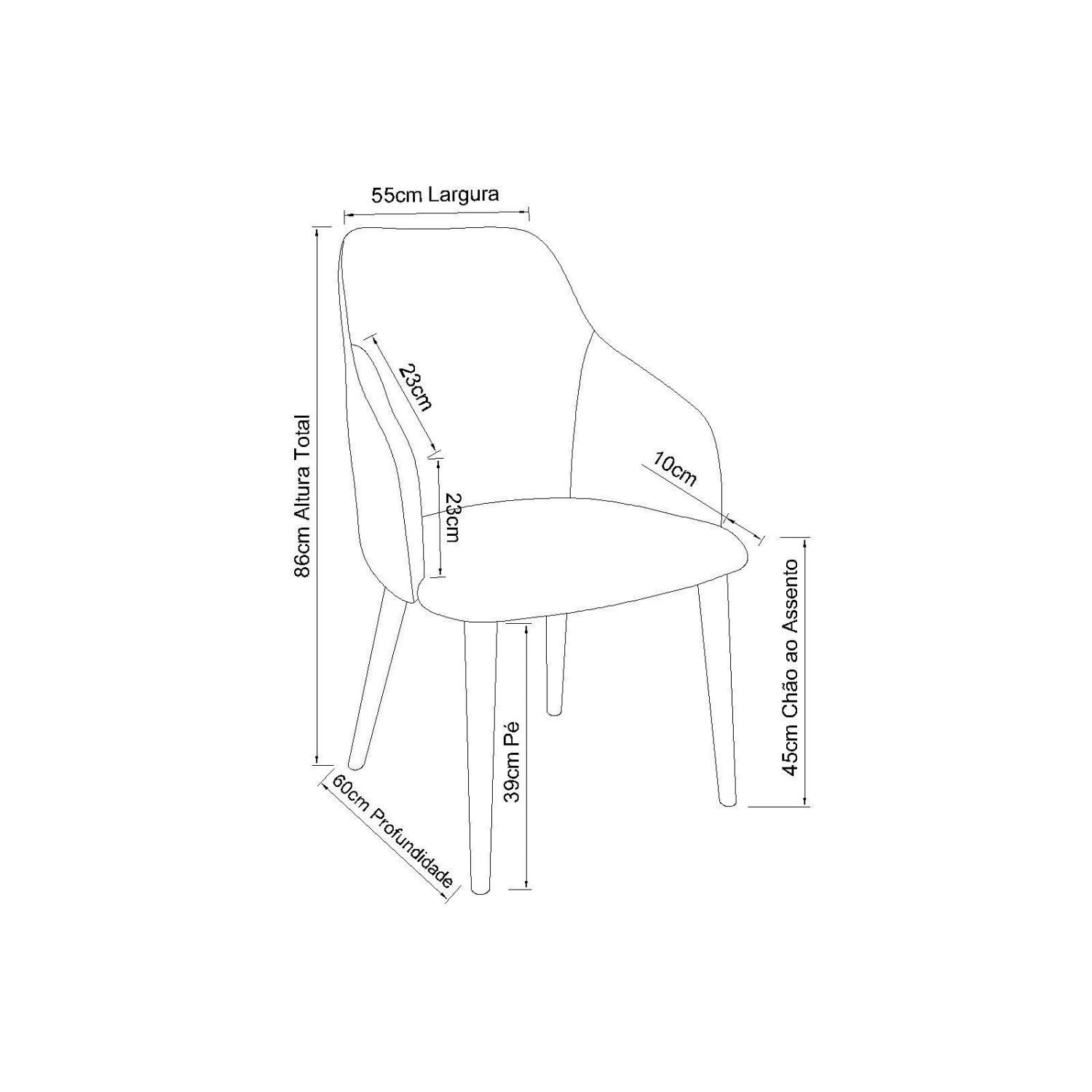 Cadeira para Sala de Jantar Anne Yescasa - 4