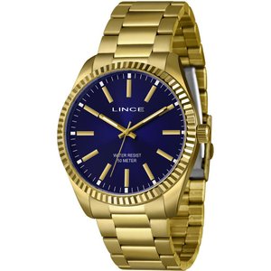 Relógio Lince Masculino Ref: Mrgh191l46 D1kx Casual Dourado Mrgh191l46-D1kx