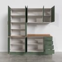 Ver imagem 6 de Cozinha Modulada 4 Peças com Tampo 2 Aéreos 5 Portas e 2 Balcões Ipanema Cabecasa Madeiraoriginals