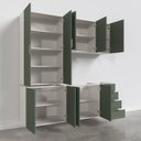 Ver imagem 5 de Cozinha Modulada 4 Peças sem Tampo 2 Aéreos 5 Portas e 2 Balcões Ipanema Cabecasa Madeiraoriginals