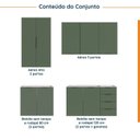 Ver imagem 7 de Cozinha Modulada 4 Peças sem Tampo 2 Aéreos 5 Portas e 2 Balcões Ipanema Cabecasa Madeiraoriginals