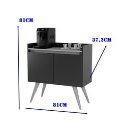 Buffet Aparador 2 Portas Gold Bege/Pérola/Mel - 3 Buffet Aparador 2 Portas Gold Bege/Pérola/Mel - 3