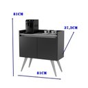 Ver imagem 3 de Buffet Aparador 2 Portas Gold Bege/Pérola/Mel