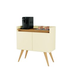 Buffet Aparador 2 Portas Gold Bege/Pérola/Mel - 2 Buffet Aparador 2 Portas Gold Bege/Pérola/Mel - 2
