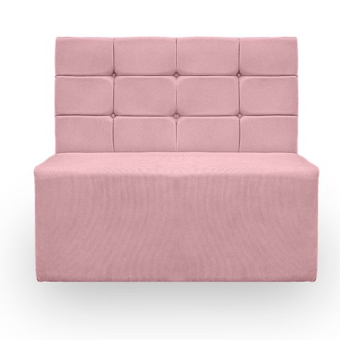 Canto Alemão Confortável para Apartamento Cozinha e Restaurantes Suede Rosa Bebe