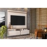 Painel para Tv Faença Off White Canela - 5