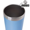 Ver imagem 2 de Copo Térmico para Cerveja Azul 473 Ml Termopro