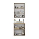 Ver imagem 7 de Conjunto de Banheiro 60cm x 145cm Nature Bege/Panna/Carvalho