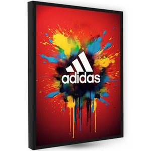 Quadro para Decoração Parede Moderna Quarto Tenis Adidas