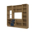 Ver imagem 2 de Cozinha Compacta Celeste Kappesberg 100% Mdf Nogueira/azul 240cm