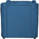 Ver imagem 3 de Kit 3 Poltronas Mila Pé de Plástico Cromado - Azul-marinho Suede