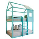 Ver imagem 2 de Beliche Infantil Casinha Janelinha Azul/Céu da Antártida