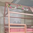 Ver imagem 7 de Beliche Infantil Casinha Janelinha Rosa/Branco