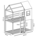 Ver imagem 3 de Beliche Infantil Casinha Janelinha