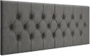 Ver imagem 1 de Cabeceira Painel Estofada Dubai Deluxe Casal Cinza 1,40m - Pc Móveis