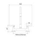 Ver imagem 3 de Torneira Misturador Lorenzetti Lorenflex 1256 B27 com Bica Móvel de Bancada Preta
