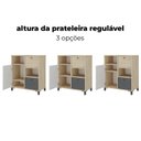 Ver mais imagens de Balcão para Escritório e Home Office com 1 Porta 2 Gavetas Nordik