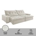Ver imagem 7 de Sofá Nivus Linho 2 Módulos de 80cm B25cm Meu Sofá Online