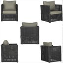 Ver imagem 5 de Mesa e 2 Poltronas Madri Corda Náutica Estofado 8 Trama Preto