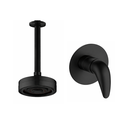 Ver imagem 1 de Kit Ducha Auto Limpante de Teto C/ Acabamento para Registro Monocomando Base Deca 4493 Preto Fosco