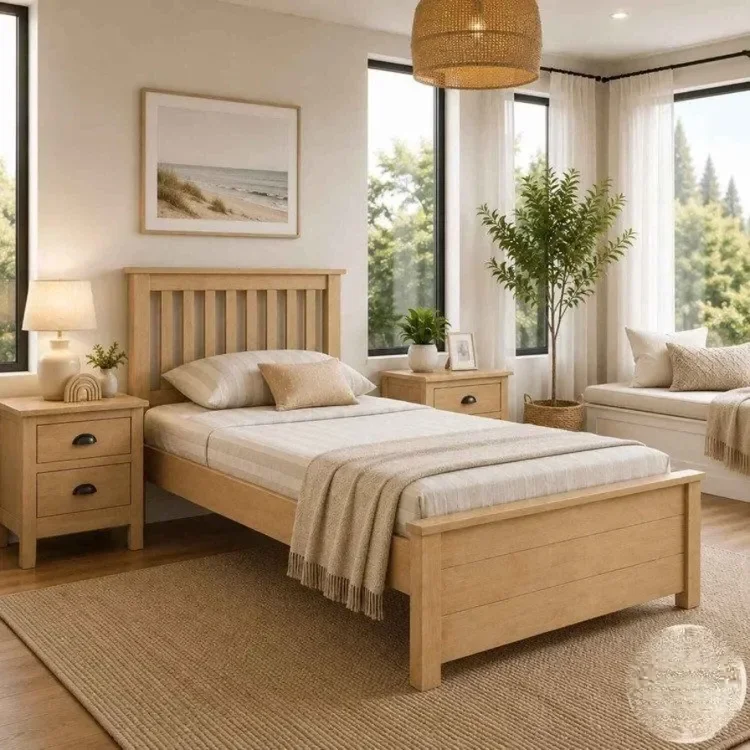 Cama Solteirão Madeira Maciça - Ecoconfort Cera