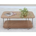 Ver imagem 4 de Mesa de Centro Metal/Madeira Onix Marrom 100% MDF