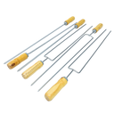 Ver imagem 2 de Kit 3 Espeto Espada + 3 Espeto Duplo Profissional Para Linguiça Churrasco Marivent